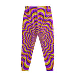 Yellow Splashing Moving Optical Illusion Sweatpants