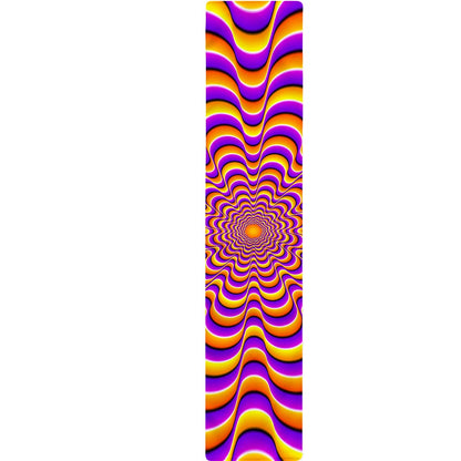 Yellow Splashing Moving Optical Illusion Table Runner