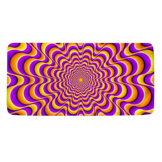 Yellow Splashing Moving Optical Illusion Towel