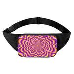 Yellow Splashing Moving Optical Illusion Waist Bag