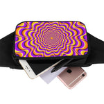 Yellow Splashing Moving Optical Illusion Waist Bag