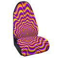 Yellow Splashing Moving Optical Illusion Waterproof Car Seat Cover