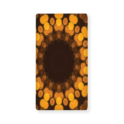 Yellow Spot Kaleidoscope Print Baby Crib Sheet