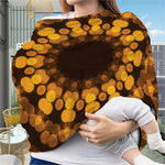 Yellow Spot Kaleidoscope Print Baby Seat Cover