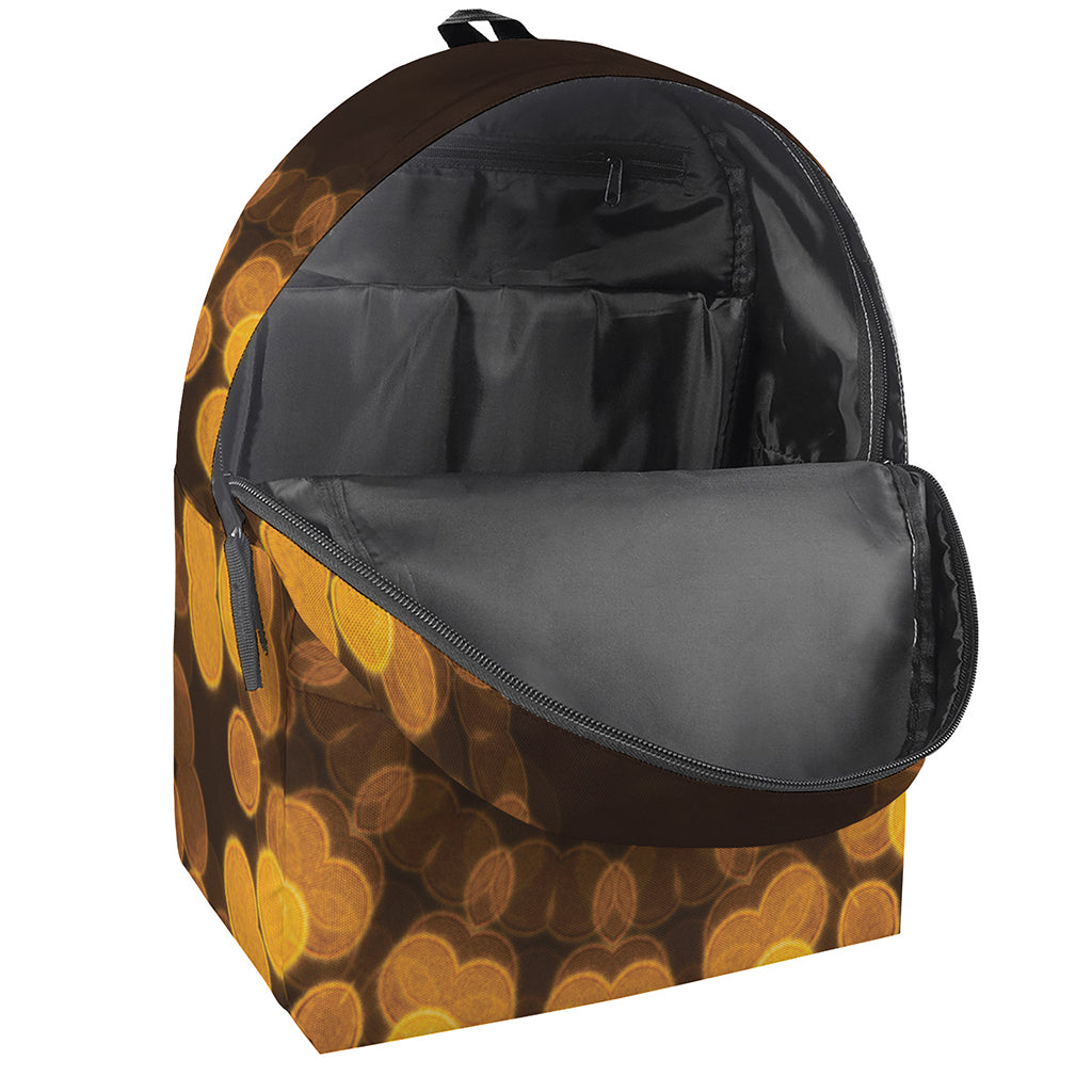 Yellow Spot Kaleidoscope Print Backpack