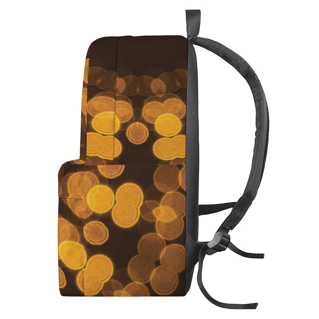 Yellow Spot Kaleidoscope Print Backpack