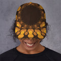 Yellow Spot Kaleidoscope Print Baseball Cap