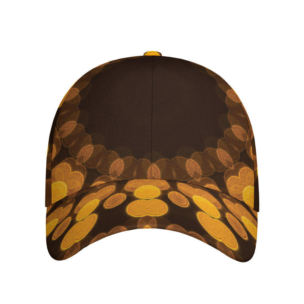Yellow Spot Kaleidoscope Print Baseball Cap