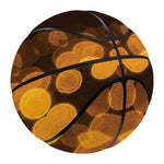 Yellow Spot Kaleidoscope Print Basketball