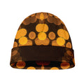 Yellow Spot Kaleidoscope Print Beanie
