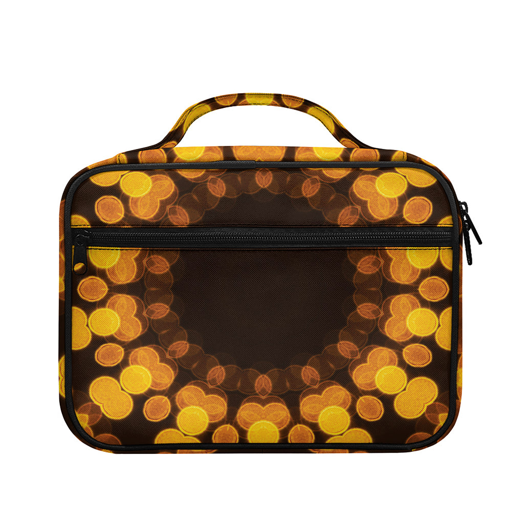 Yellow Spot Kaleidoscope Print Briefcase Bible Bag
