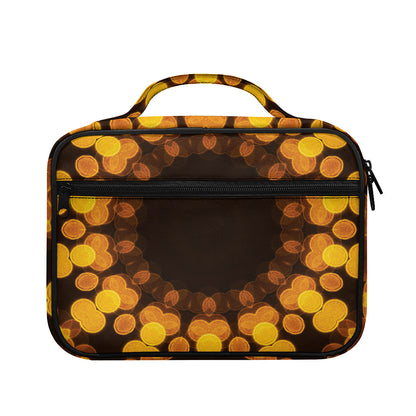 Yellow Spot Kaleidoscope Print Briefcase Bible Bag