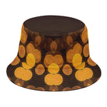 Yellow Spot Kaleidoscope Print Bucket Hat