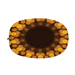 Yellow Spot Kaleidoscope Print Car Side Mirror Covers
