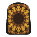 Yellow Spot Kaleidoscope Print Casual Backpack