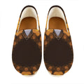 Yellow Spot Kaleidoscope Print Casual Shoes