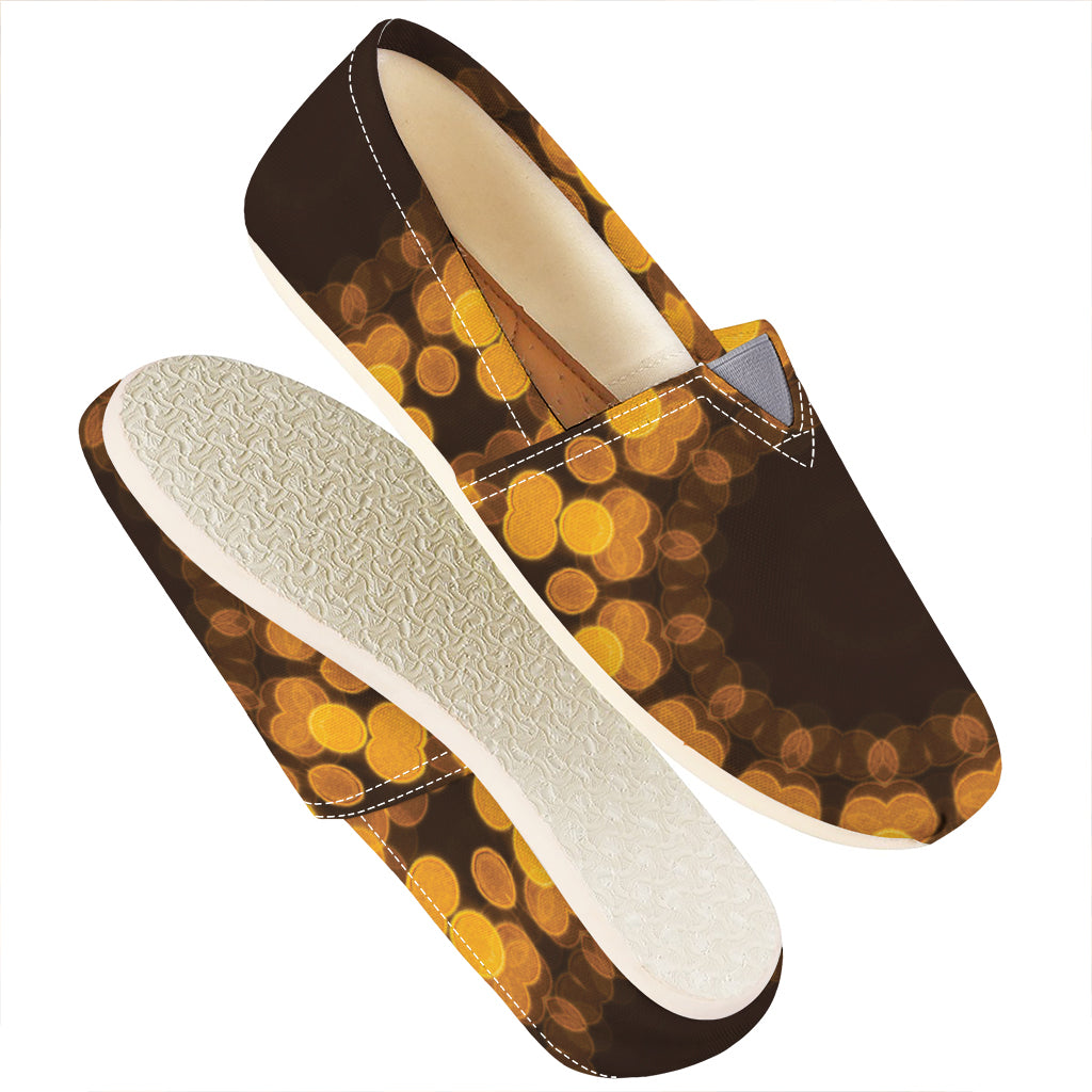 Yellow Spot Kaleidoscope Print Casual Shoes
