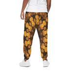 Yellow Spot Kaleidoscope Print Cotton Pants