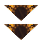 Yellow Spot Kaleidoscope Print Dog Bandana