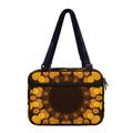 Yellow Spot Kaleidoscope Print Double Strap Bible Bag