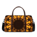 Yellow Spot Kaleidoscope Print Duffel Bag