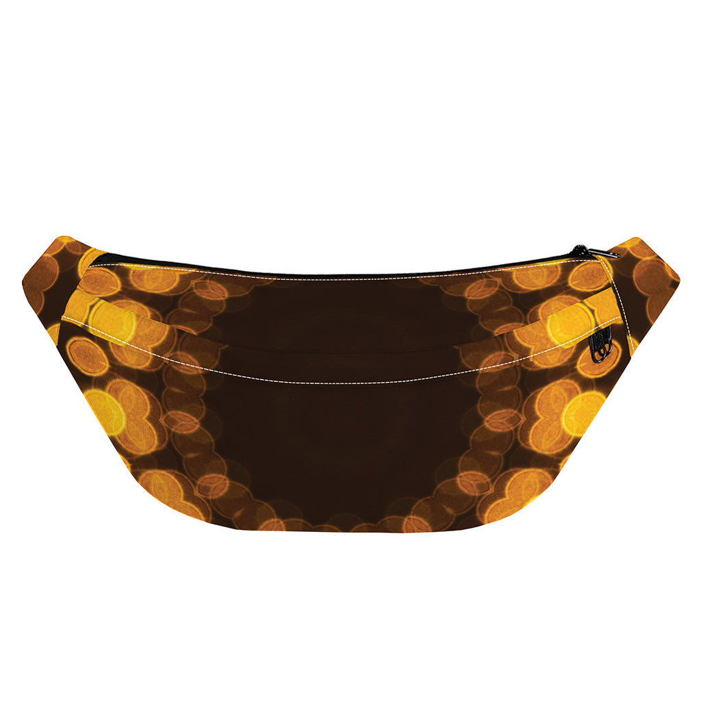 Yellow Spot Kaleidoscope Print Fanny Pack