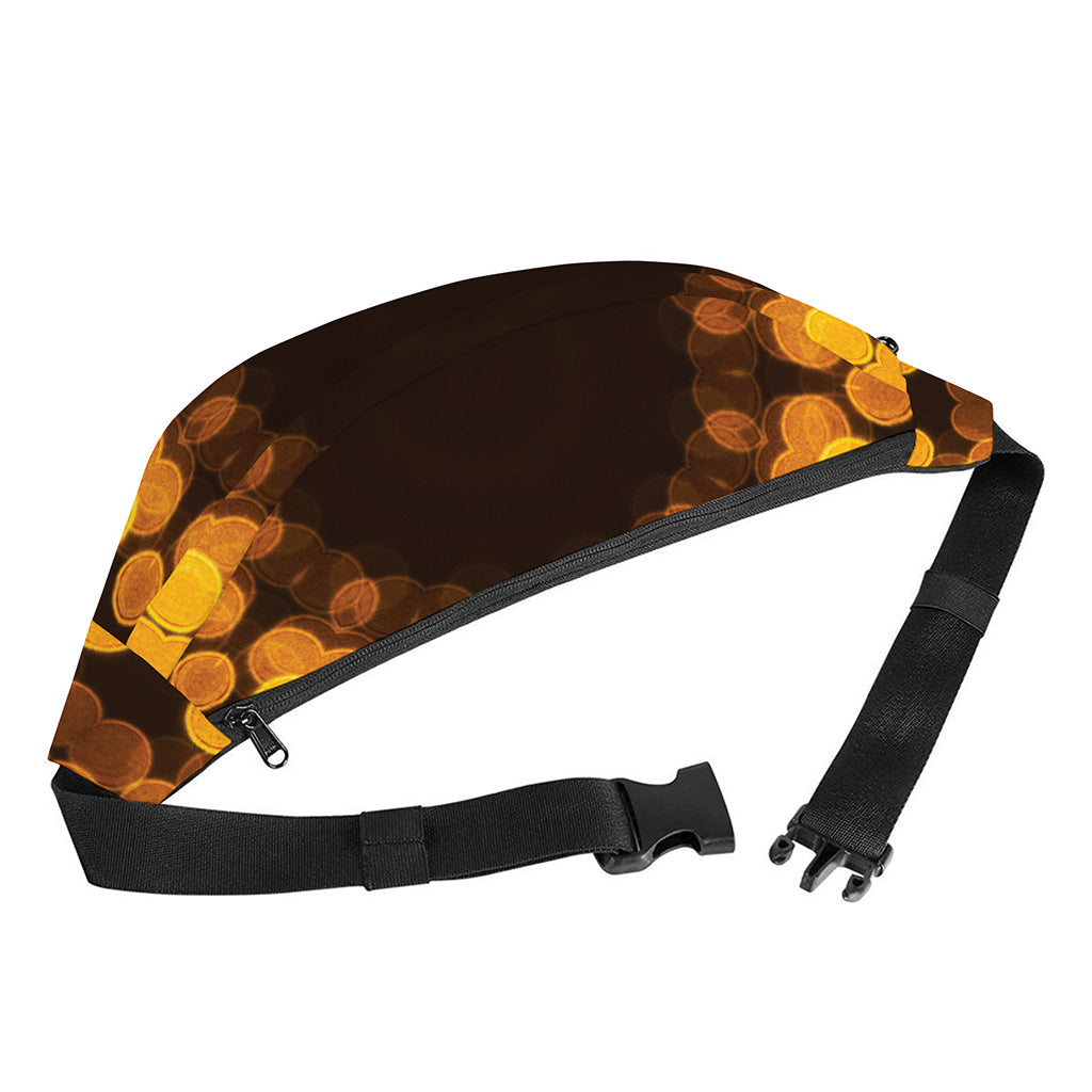Yellow Spot Kaleidoscope Print Fanny Pack
