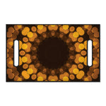 Yellow Spot Kaleidoscope Print Golf Cart Seat Cover