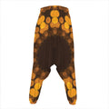 Yellow Spot Kaleidoscope Print Hammer Pants
