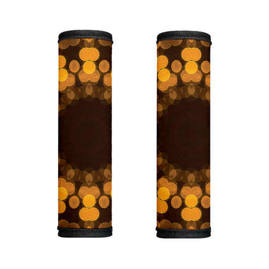 Yellow Spot Kaleidoscope Print Handle Covers