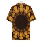 Yellow Spot Kaleidoscope Print Hawaiian Shirt