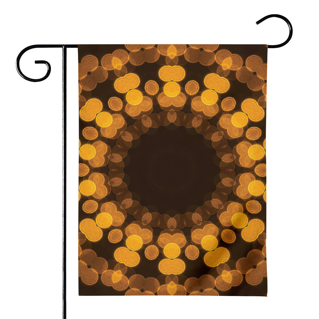 Yellow Spot Kaleidoscope Print House Flag