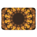 Yellow Spot Kaleidoscope Print Indoor Door Mat