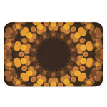 Yellow Spot Kaleidoscope Print Indoor Door Mat