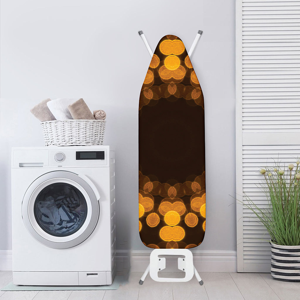 Yellow Spot Kaleidoscope Print Ironing Board Cover