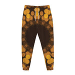 Yellow Spot Kaleidoscope Print Jogger Pants