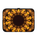 Yellow Spot Kaleidoscope Print Laptop Sleeve