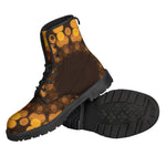 Yellow Spot Kaleidoscope Print Backpack