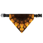 Yellow Spot Kaleidoscope Print Over The Collar Dog Bandana