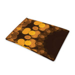 Yellow Spot Kaleidoscope Print Pet Cooling Mat Cover