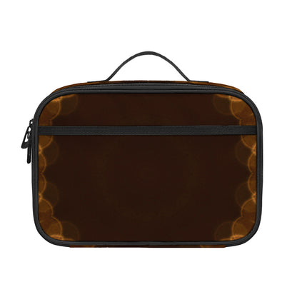 Yellow Spot Kaleidoscope Print Portable Lunch Bag