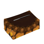 Yellow Spot Kaleidoscope Print Rectangle Tissue Box Cover