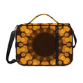 Yellow Spot Kaleidoscope Print Shoulder Strap Bible Bag
