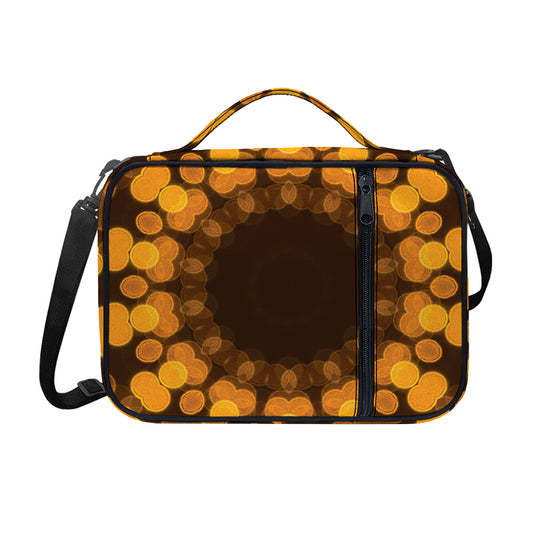 Yellow Spot Kaleidoscope Print Shoulder Strap Bible Bag