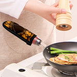 Yellow Spot Kaleidoscope Print Skillet Handle Cover