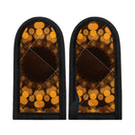 Yellow Spot Kaleidoscope Print Skillet Handle Cover