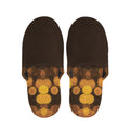 Yellow Spot Kaleidoscope Print Slippers