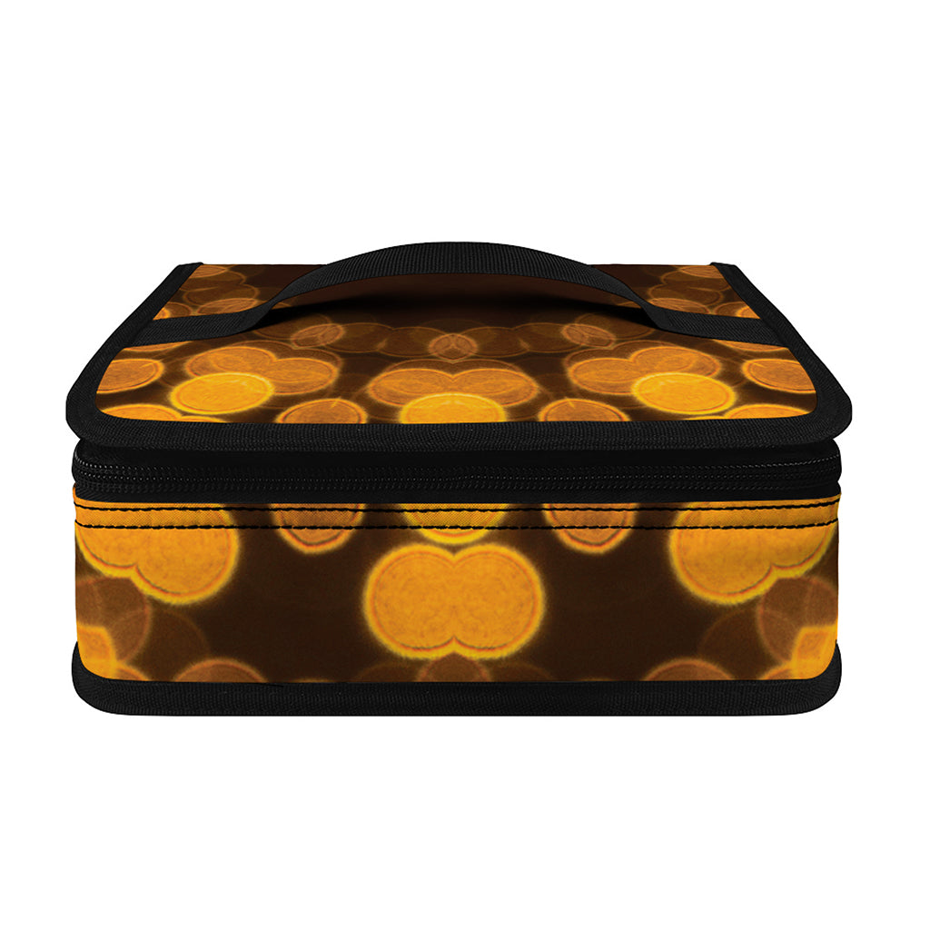 Yellow Spot Kaleidoscope Print Small Lunch Bag