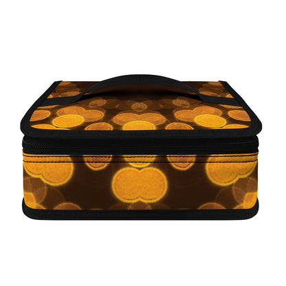 Yellow Spot Kaleidoscope Print Small Lunch Bag
