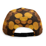 Yellow Spot Kaleidoscope Print Snapback Cap